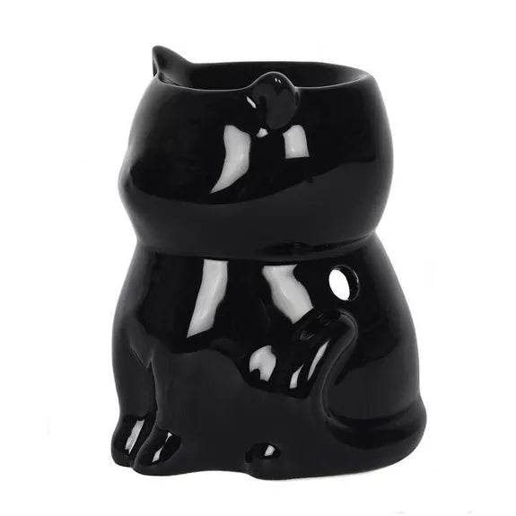 Brûle parfum - Chat noir - Alcazia