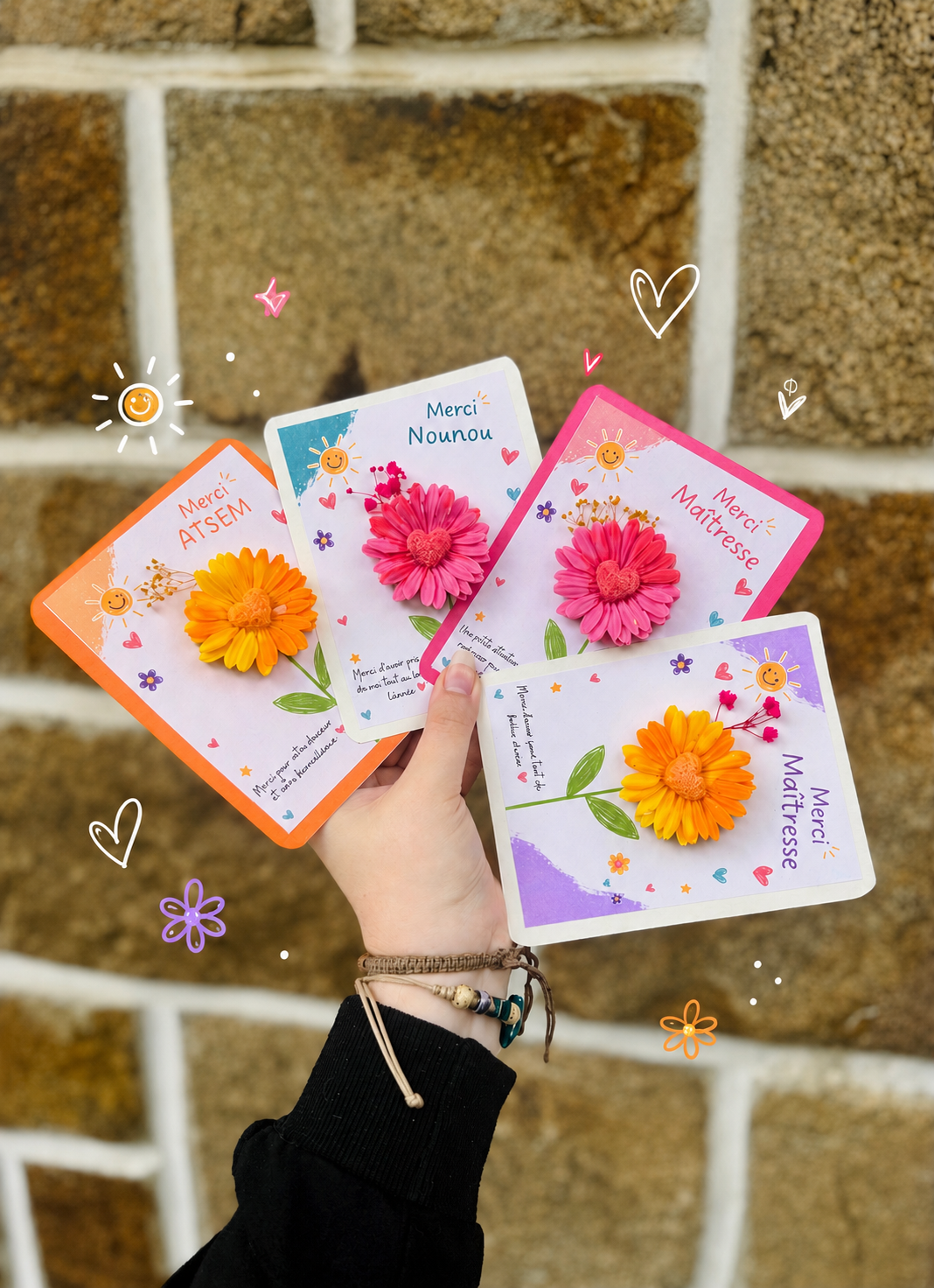 Carte Parfumée "Merci ATSEM"