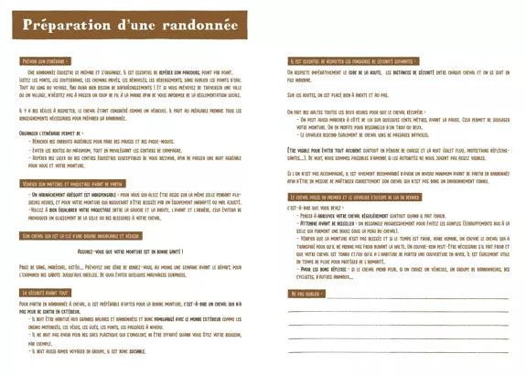 Carnet d'aventure équestre