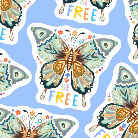 Be you be Free Butterfly
