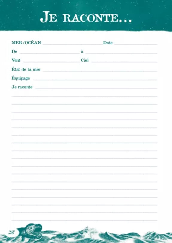 Aventures, Carnet de navigation