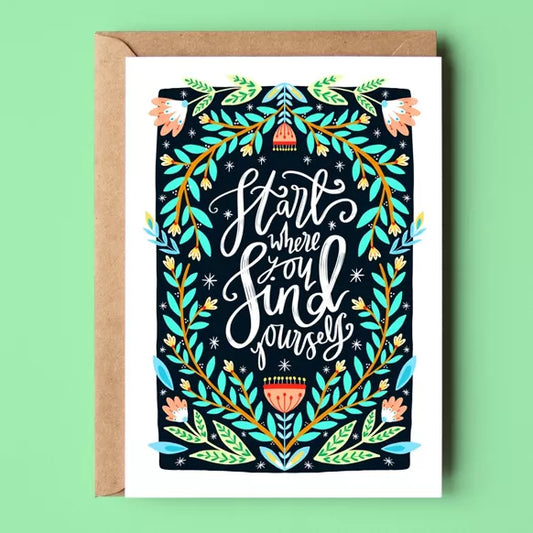 Start Where you find yourself - Alcazia