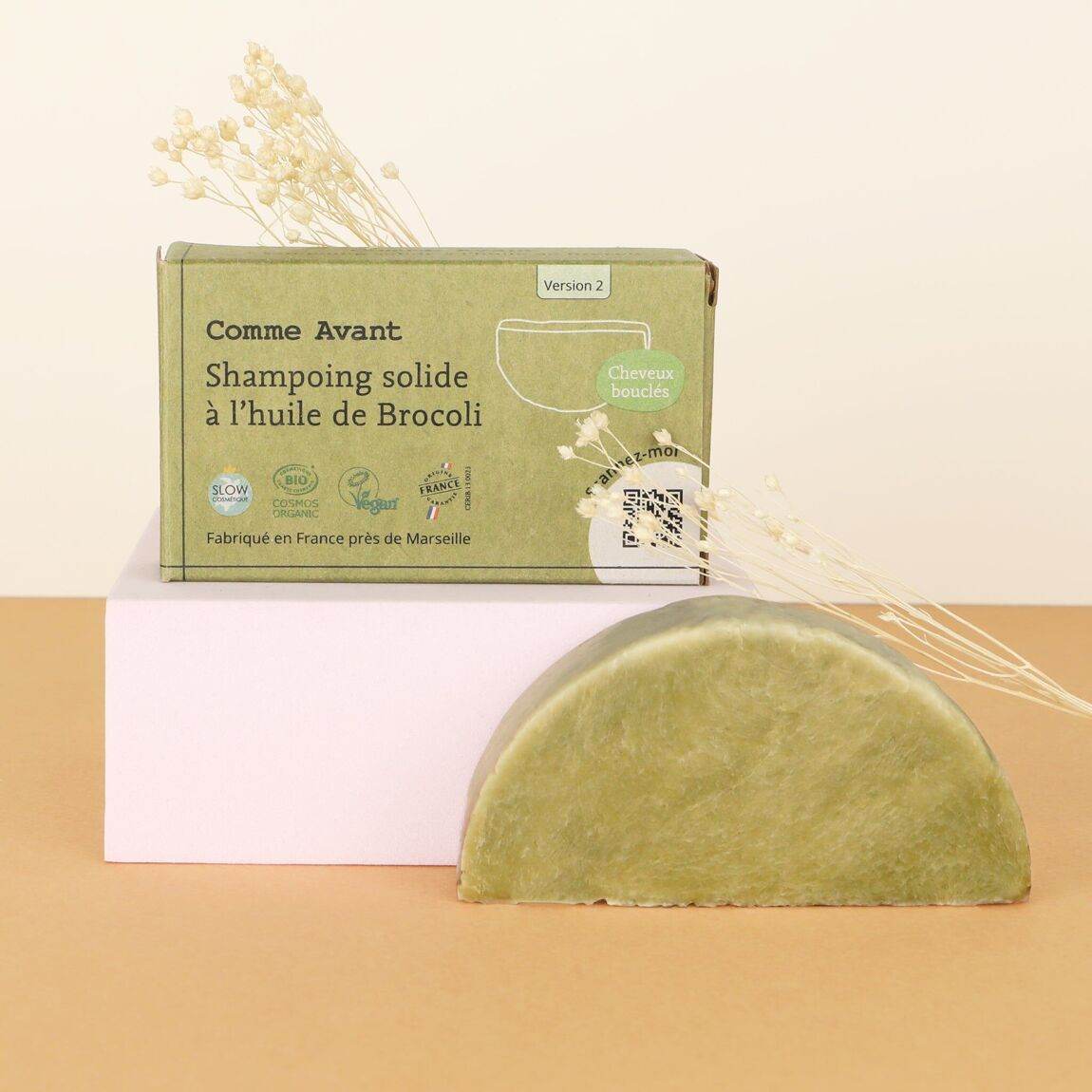 Shampoing solide a l’huile de Brocoli - Alcazia