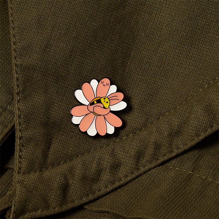 Flower Hugging Bee