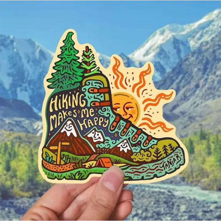 Hiking makes me happy