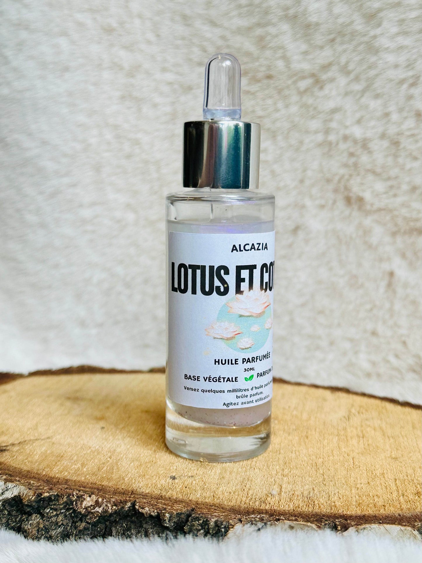 Huile parfumée - Lotus blanc et coton - Alcazia