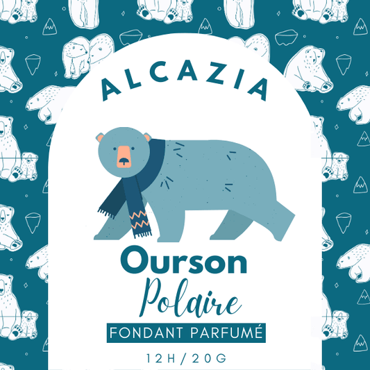 Fondant parfumé - Ourson polaire - Alcazia