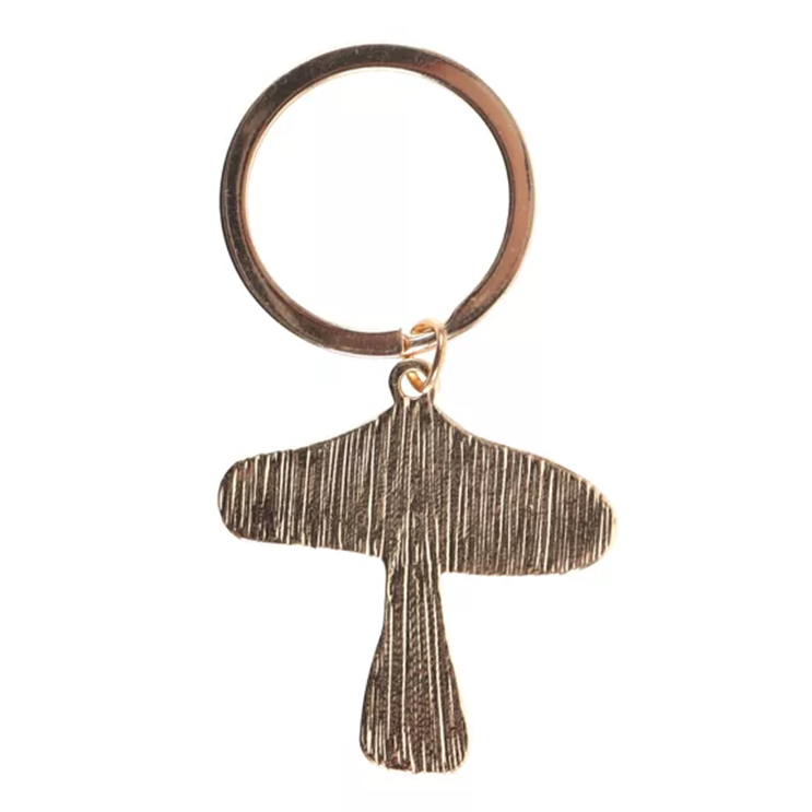 Porte-clés champignon porte-bonheur