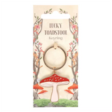 Porte-clés champignon porte-bonheur
