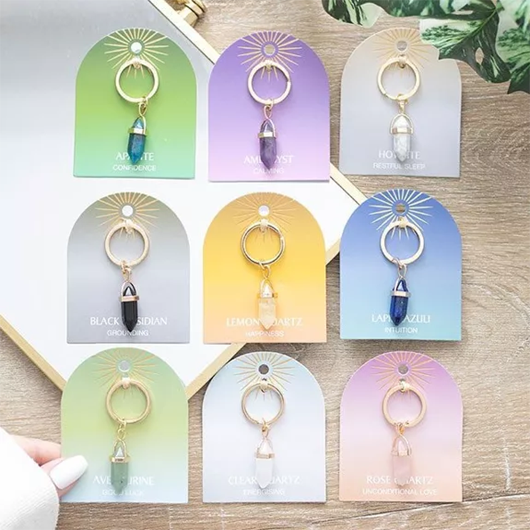 Porte-clés en cristal