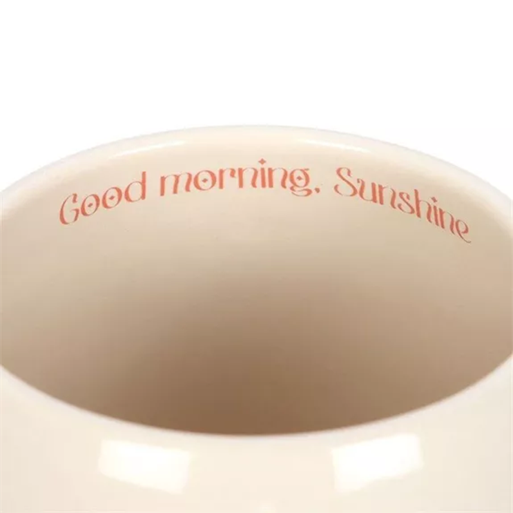 Tasse ronde « Bonjour, soleil »