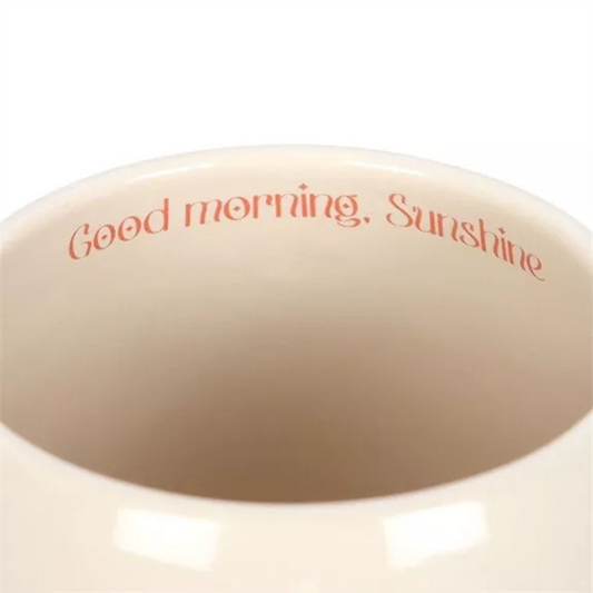 Tasse ronde « Bonjour, soleil »