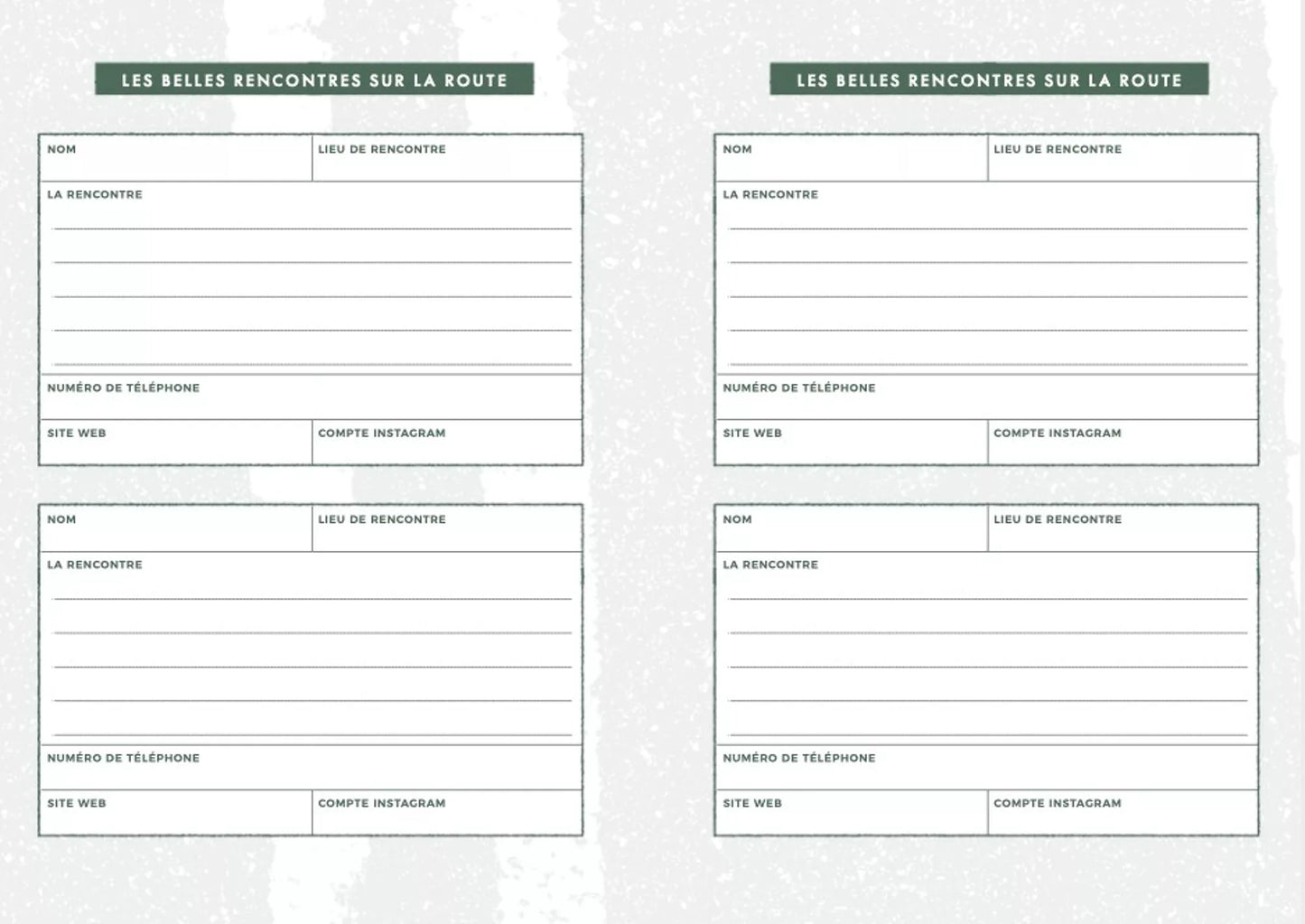 VanLife - Carnet de Voyage