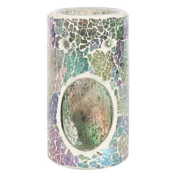 Brûle parfum - Pilier craquelé irisé - Alcazia