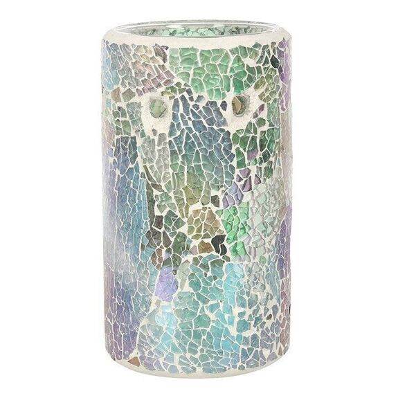 Brûle parfum - Pilier craquelé irisé - Alcazia