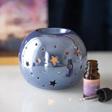 Brûle-parfum Sphère Étoilée Irisée - Alcazia