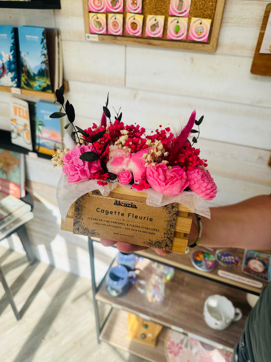 Cagette fleurie - Rose d’été