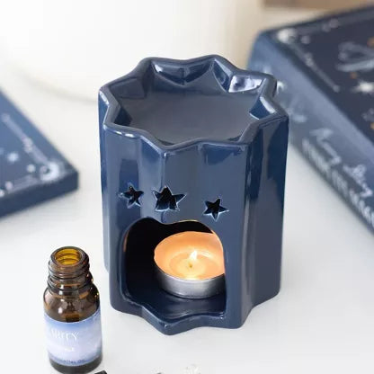 Brûle-parfum Étoile – Bleu ou Blanc - Alcazia