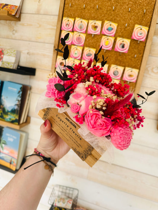 Cagette fleurie - Rose d’été