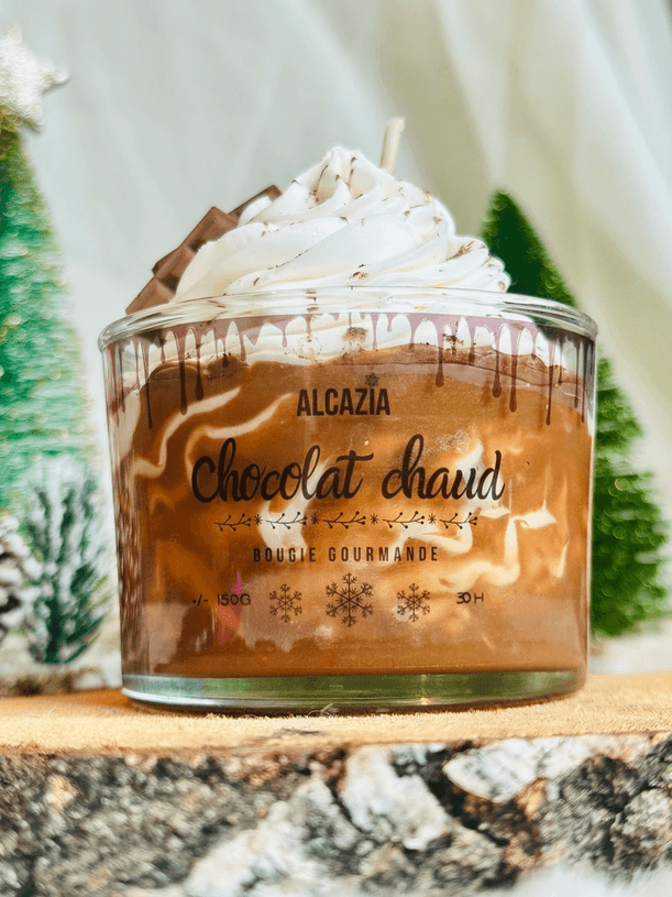 Bougie gourmande - Chocolat chaud - Alcazia