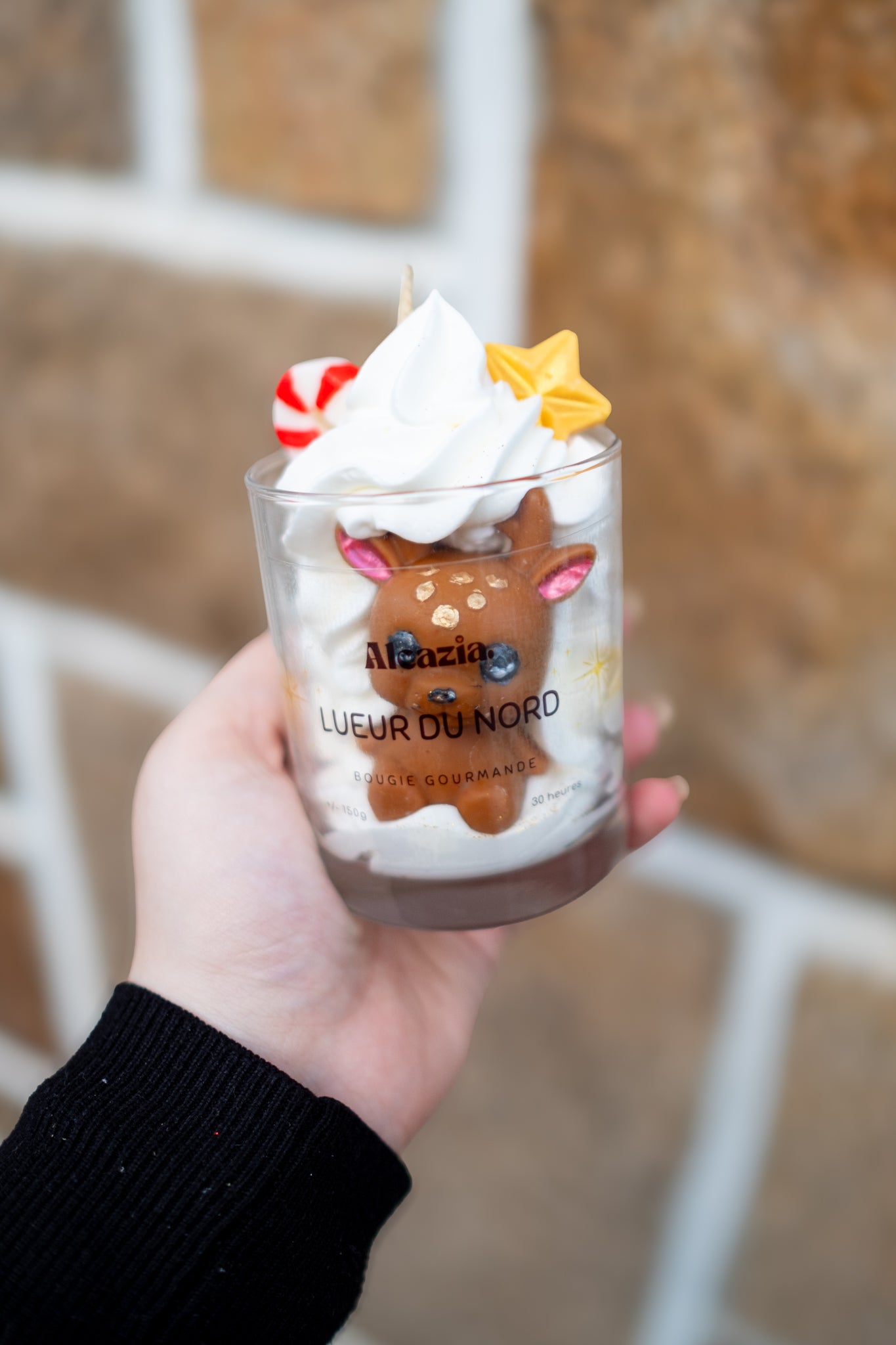 Bougie gourmande - Lueur du Nord