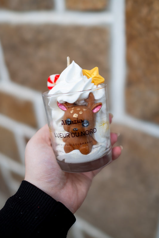 Bougie gourmande - Lueur du Nord