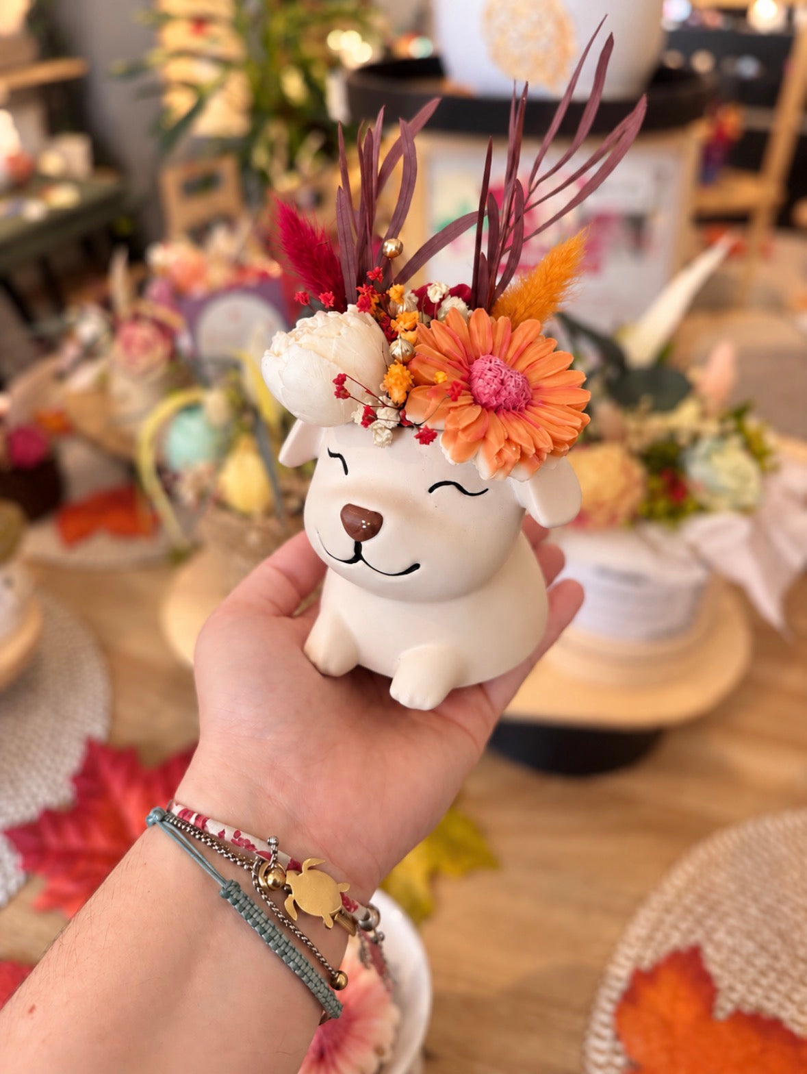 Bobby le chien – Bouquet éternel parfumé