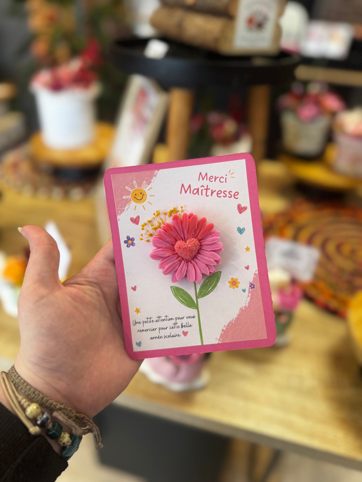 Carte Parfumée "Merci Maîtresse"