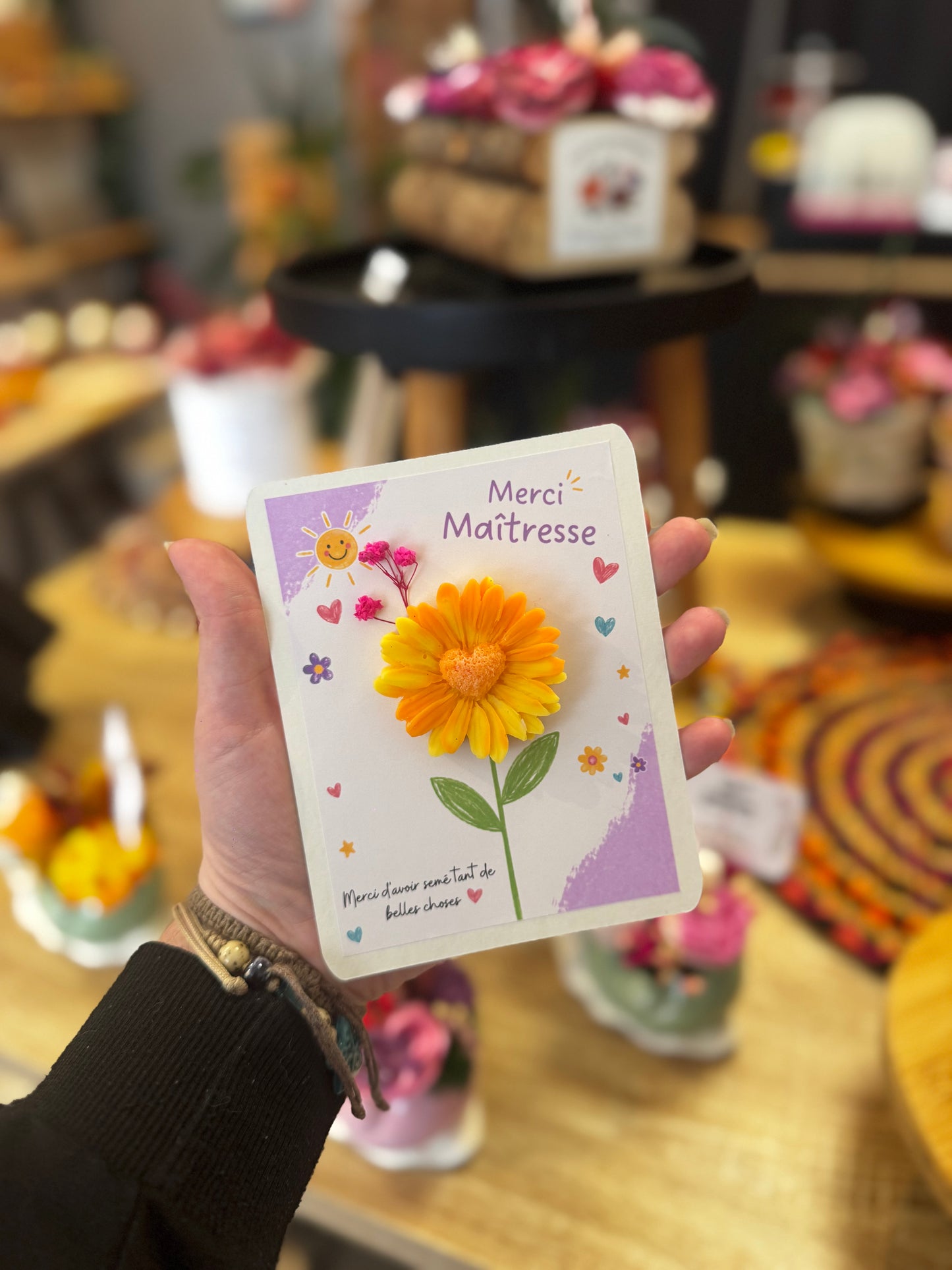 Carte Parfumée "Merci Maîtresse"