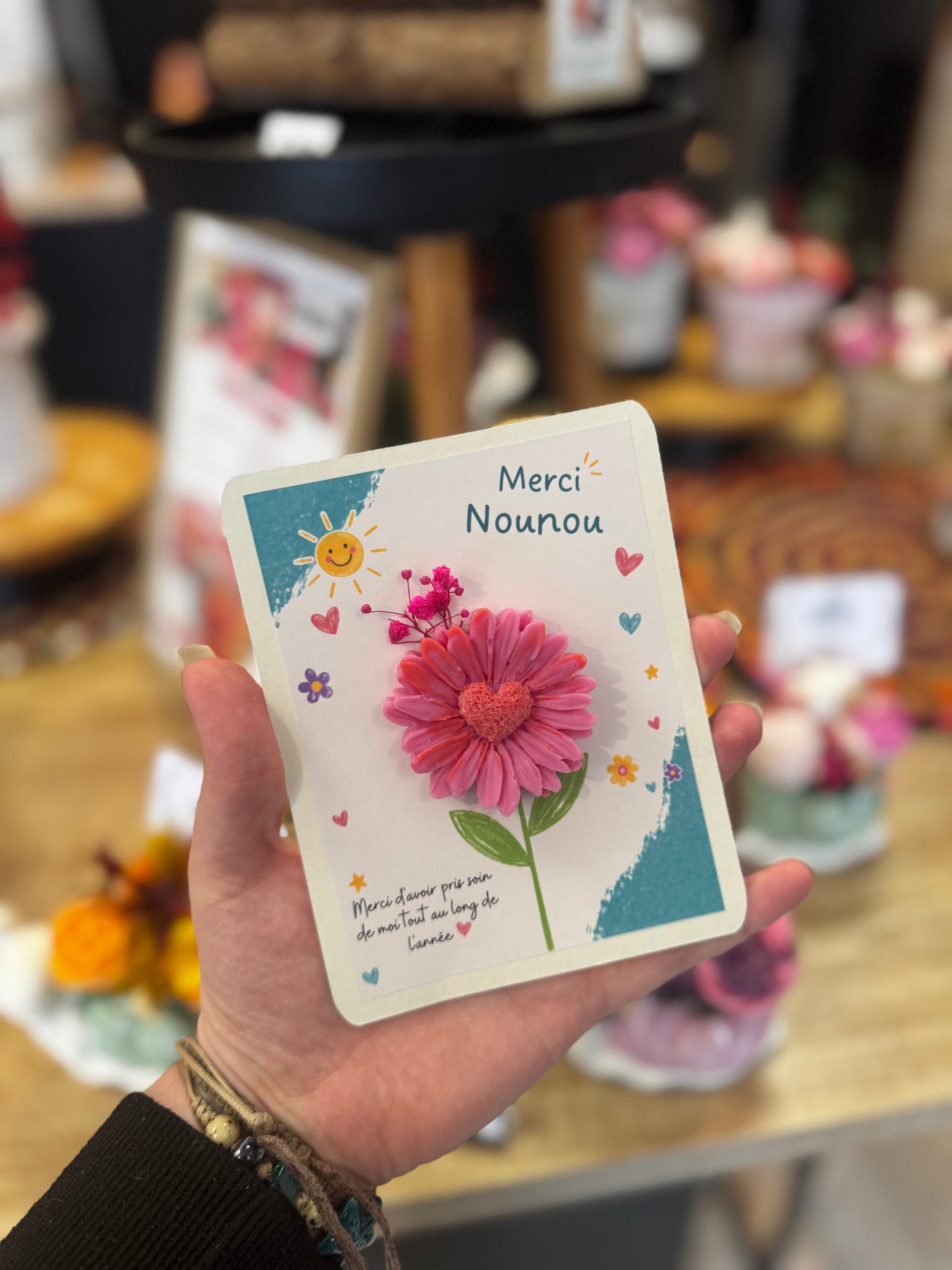 Carte Parfumée "Merci Nounou"