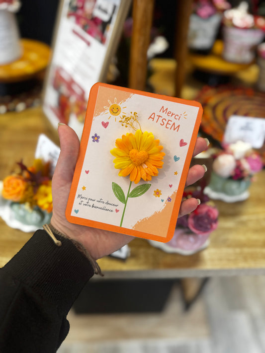 Carte Parfumée "Merci ATSEM"