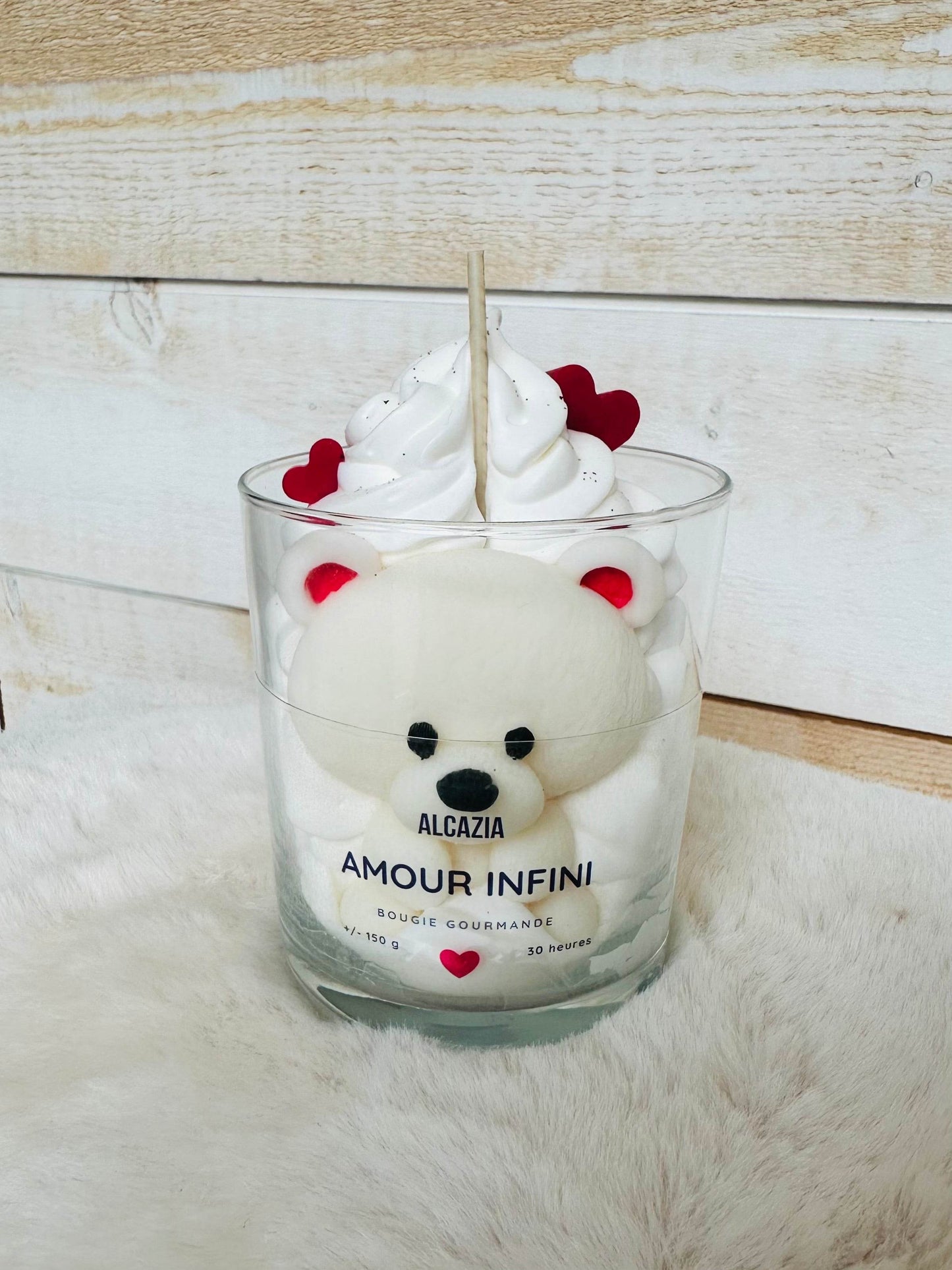 Bougie gourmande - Amour Infini - Alcazia
