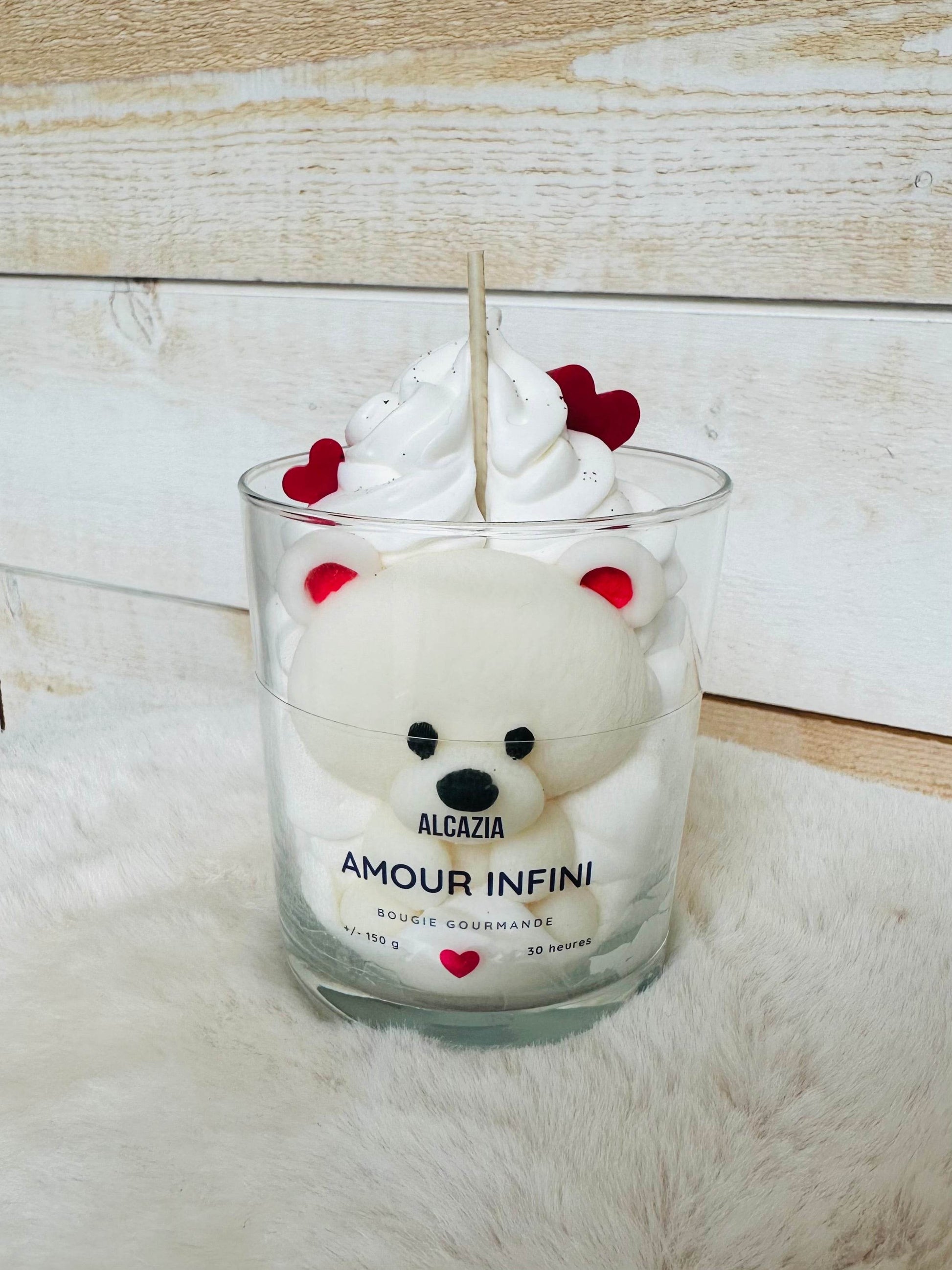 Bougie gourmande - Amour Infini - Alcazia