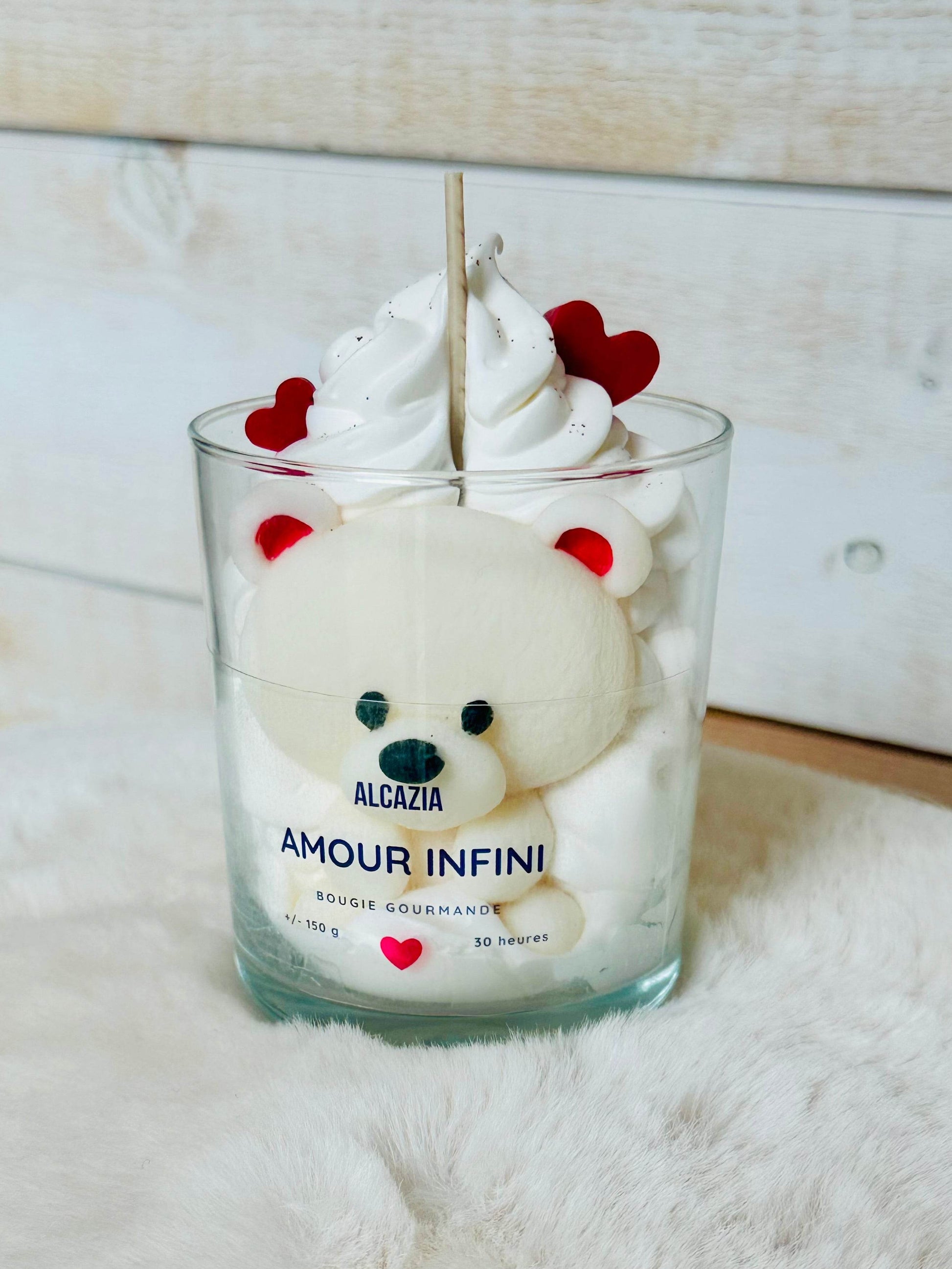 Bougie gourmande - Amour Infini - Alcazia
