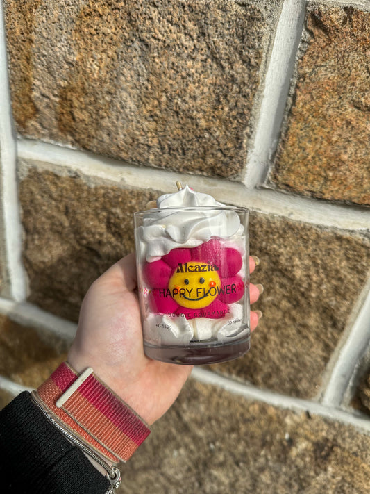 Bougie gourmande - Happy Flower - Alcazia