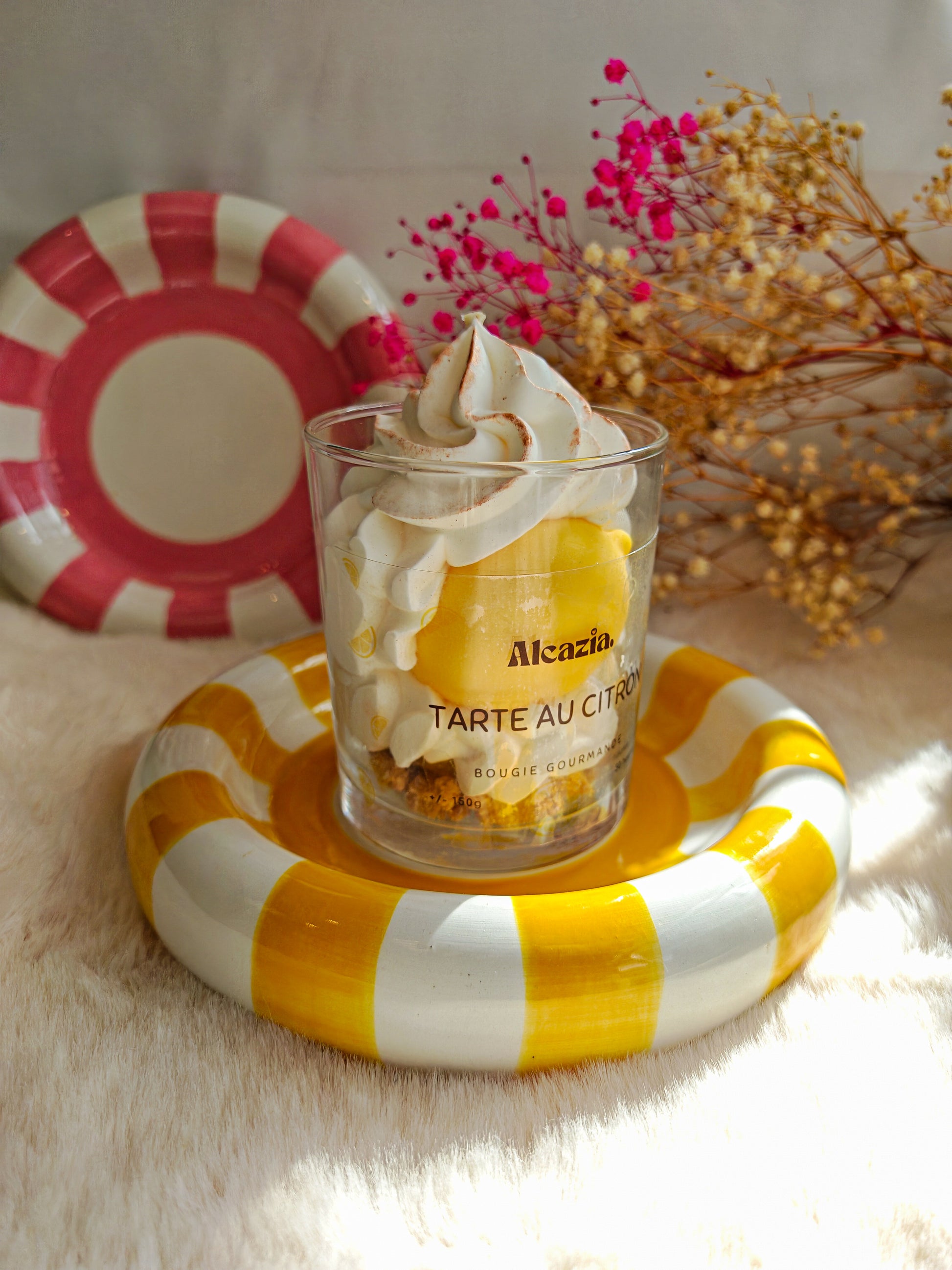 Bougie gourmande - Tarte au citron - Alcazia