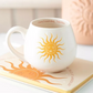 Tasse ronde « Bonjour, soleil »