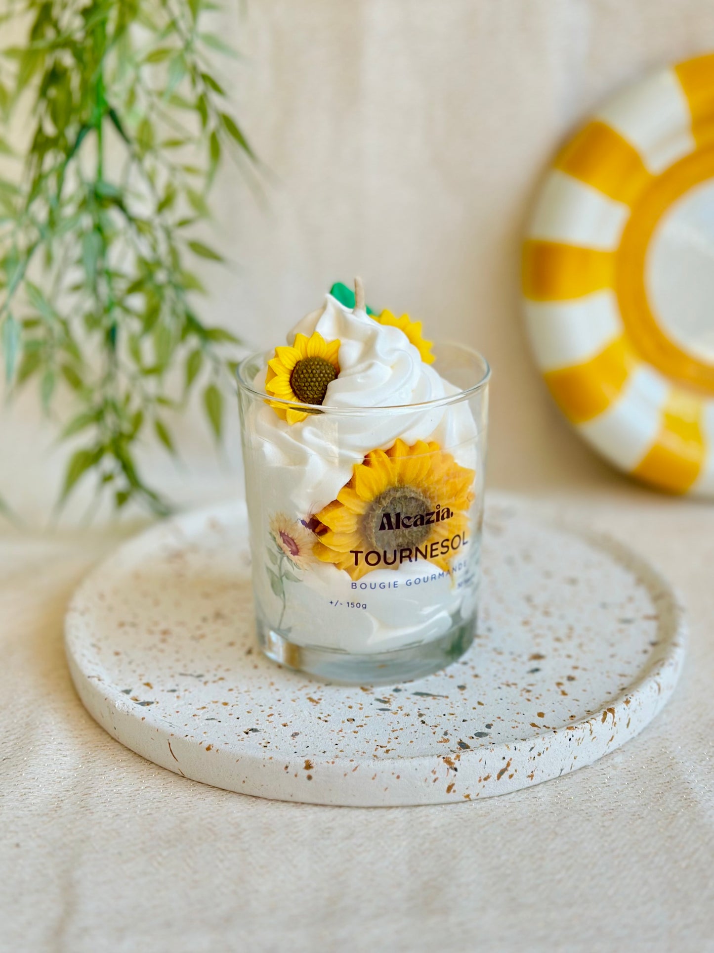 Bougie gourmande - Tournesol