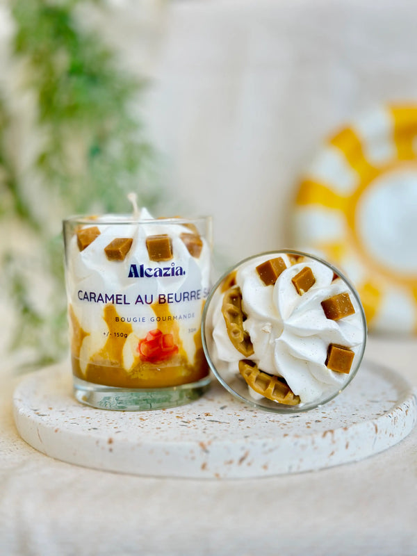 Bougie Gourmande - Caramel au beurre salé